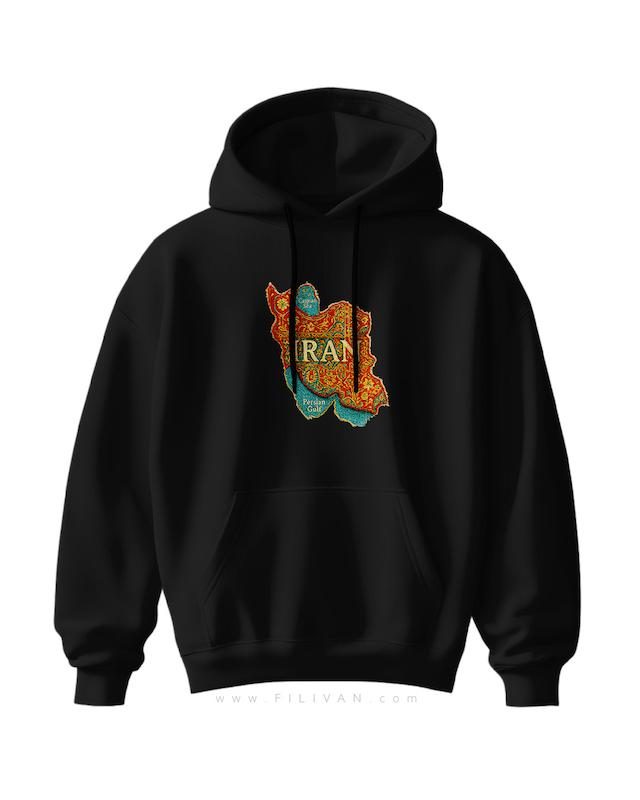 هودی طرح نقشه ایران بر فرش