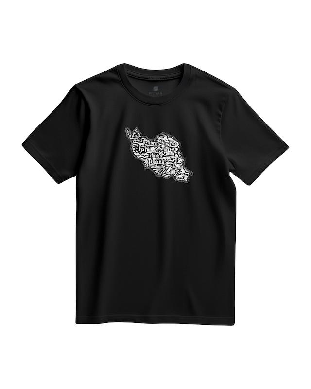 تیشرت طرح نقشه ایران