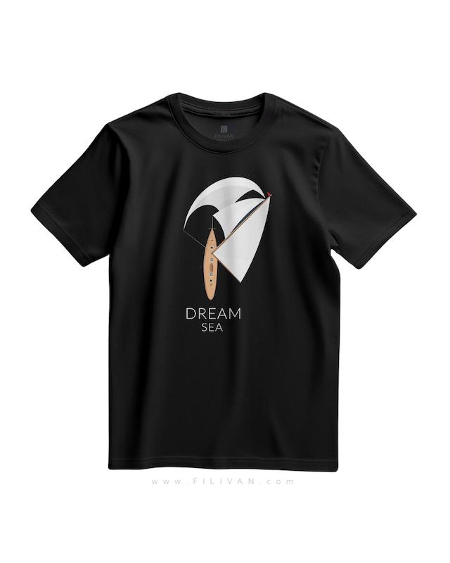 تیشرت طرح قایق 1