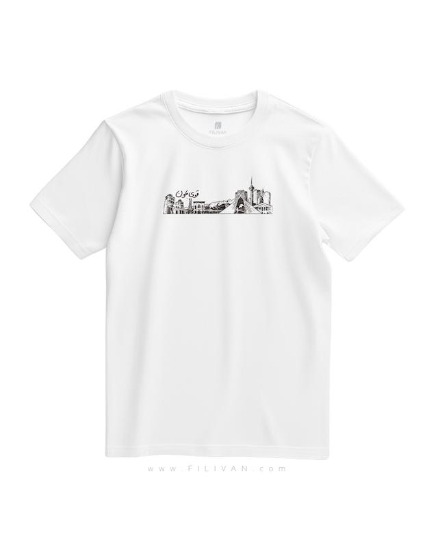 تیشرت تک سایز طرح 1 (L)