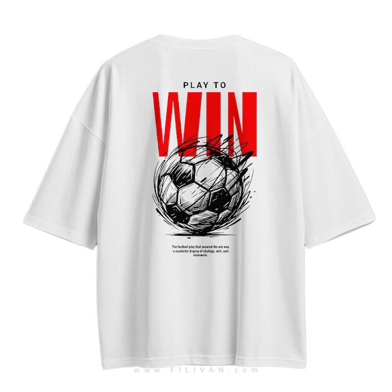تیشرت طرح play to win