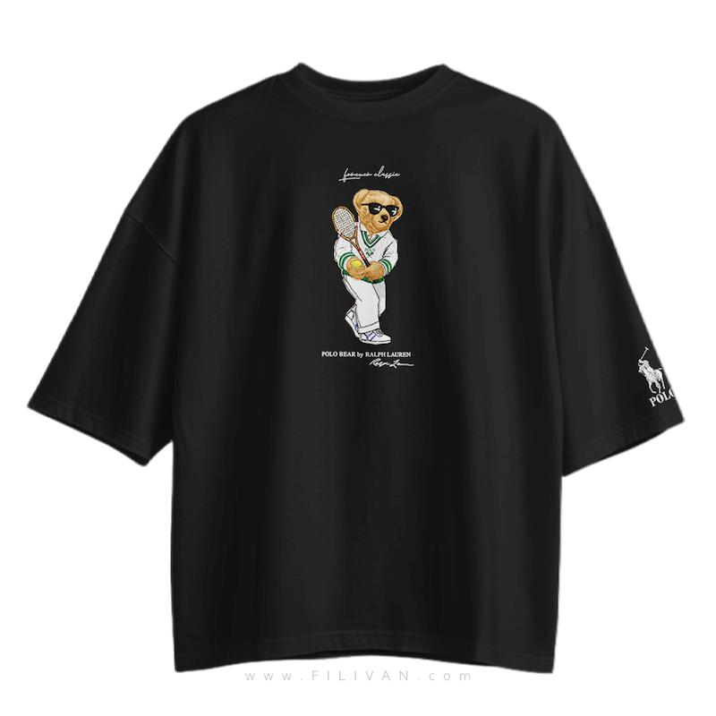 تیشرت طرح خرس پولو تنیس (polo bear)