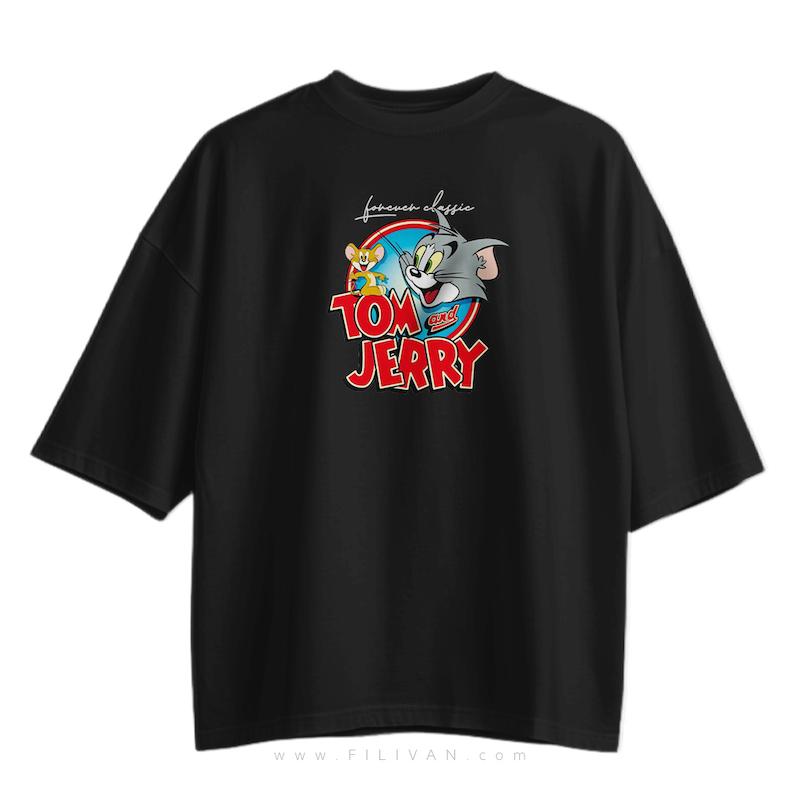 تیشرت طرح تام و جری (Tom & Jerry)