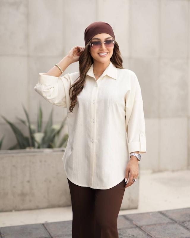 شومیز پلاس تابستانی زنانه -میراکل 