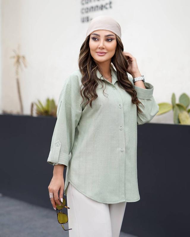 شومیز پلاس تابستانی زنانه -میراکل 