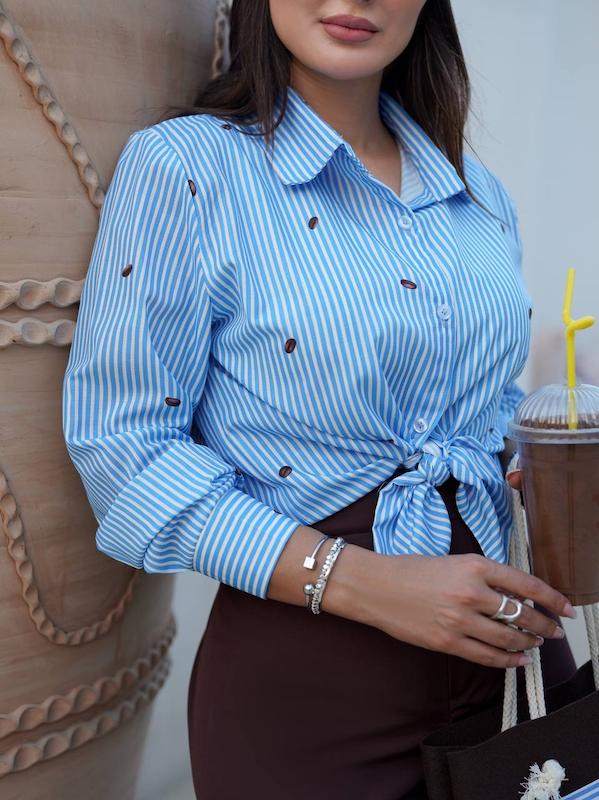 ست سه تیکه شومیز، شلوار و کیف رنگی تابستانی زنانه