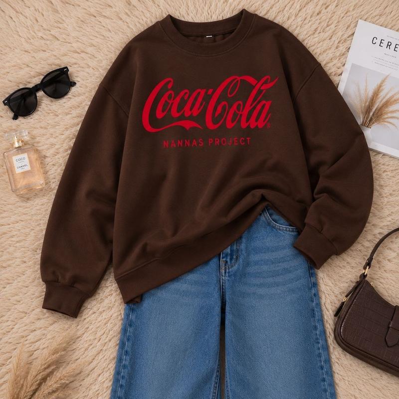 دورس اسپان گرم بالا داخل کرکی زنانه طرح cocacola