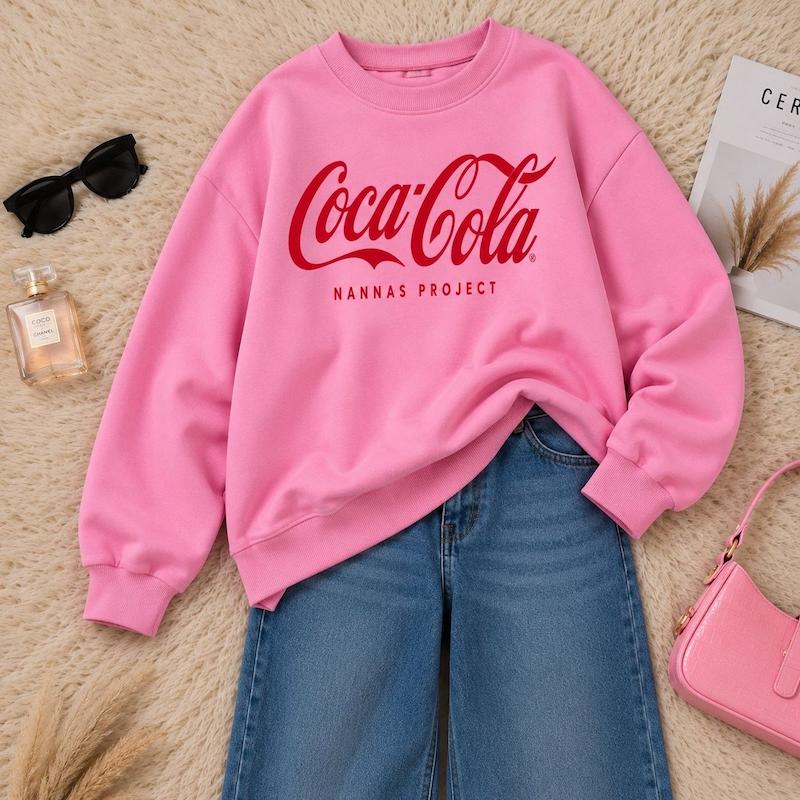 دورس اسپان گرم بالا داخل کرکی زنانه طرح cocacola