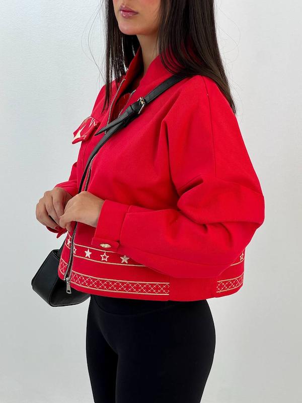 کت جین آستردار مدل هوراستار زنانه