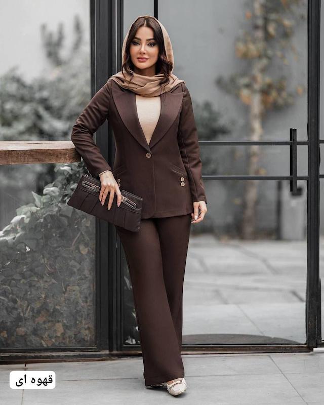 ست کت و شلوار مازراتی زنانه - مدل دریا
