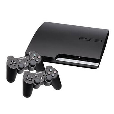 PS3 اسلیم 500 گیگ همراه با دو دسته