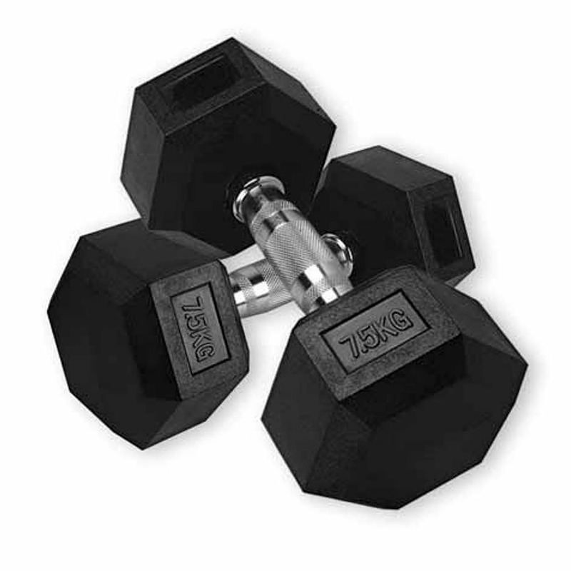 دمبل شش ضلعی 15 کیلویی hexagonal dumbbell