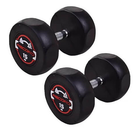 دمبل گرد وزن 15 کیلوگرم round dumbbell