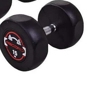 دمبل گرد وزن 15 کیلوگرم round dumbbell