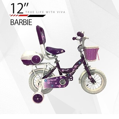 دوچرخه ویوا سایز 12 مدل باربی (BARBIE)