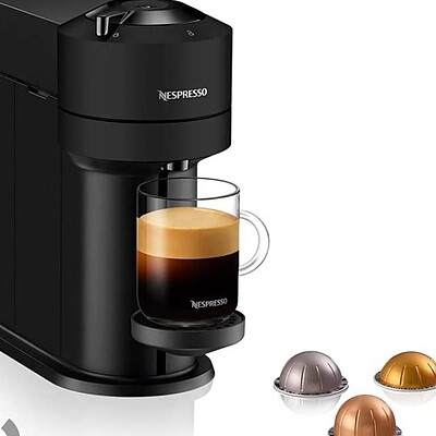 قهوه ساز Nespresso Gcv1 Vertuo Next Matte Black Coffee Machine