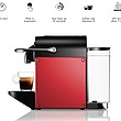 نسپرسو پیکسی آلومینیوم قرمز - Pixie Coffee Machine Carmine