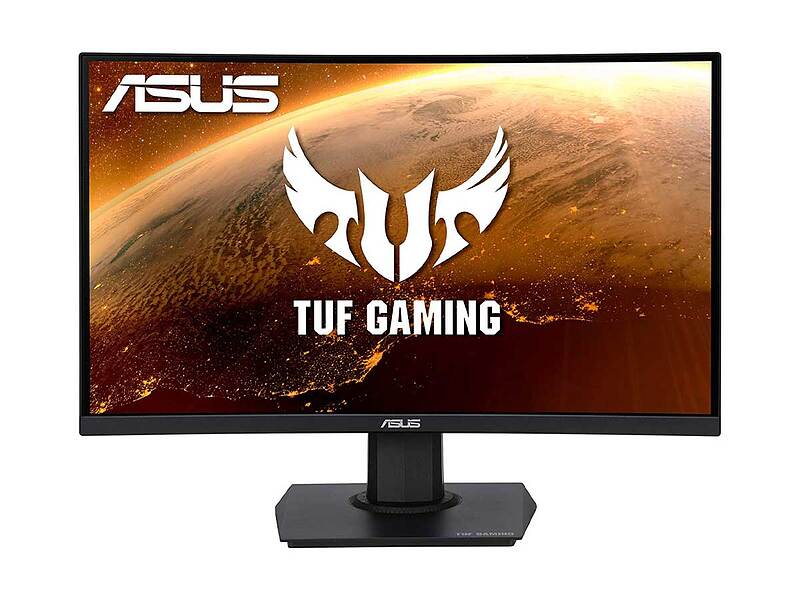 ASUS TUF Gaming VG۲۴VQE ۲۳.۶ Inch ۱۶۵Hz FHD Curved Gaming Monitor