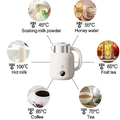 کتری برقی شیائومی مدل ZOLELE Smart Electric Kettle HK152 ظرفیت 1.5 لیتر