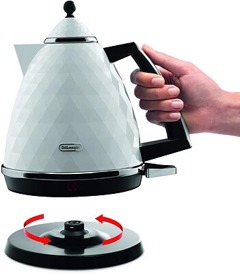 کتری سفید دلونگی DeLonghi KBJ3001W Kettle 