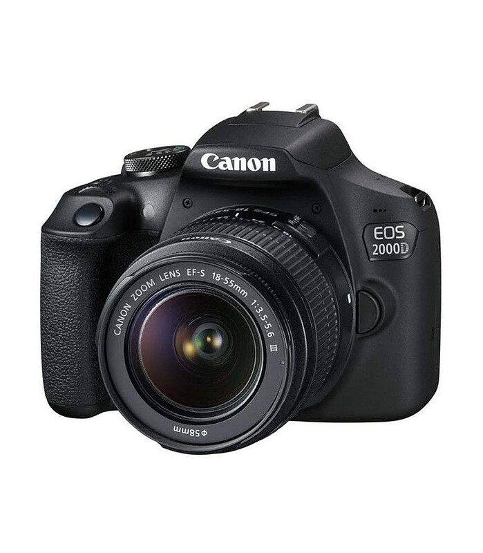دوربین دیجیتال Canon مدل EOS 2000D به همراه لنز EF-S 18-55mm DC III