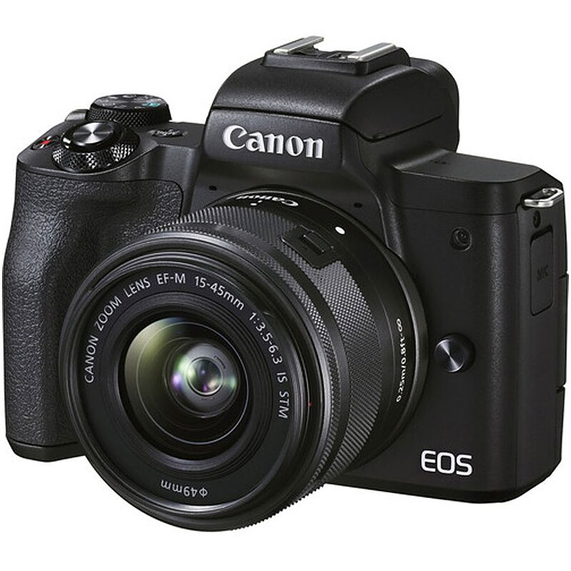 دوربین بدون آینه کانن Canon EOS M50 Mark II kit 15-45mm f/3.5-6.3 IS STMCanon EOS M50 Mark II kit 15-45mm f/3.5-6.3 IS STM