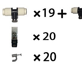 ست مه پاش 30 متری با 20 نازل و اتصالات CMK-100