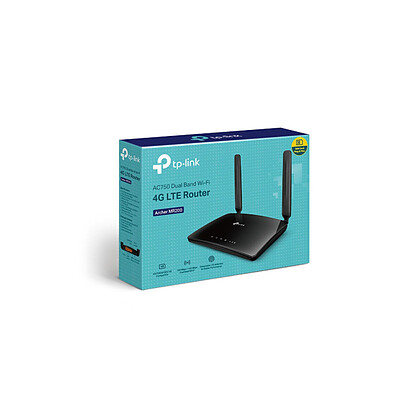 مودم روتر بی سیم 4G تی پی-لینک مدل Archer MR200/AC750 به همراه 140 گیگ اینترنت 12ماهه و سیم کارت 4.5G دائمی