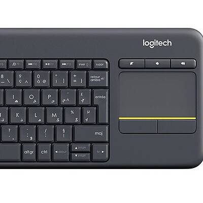 کیبورد بی سیم برند Logitech | مدل K400 Plus