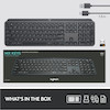 کیبورد Logitech MX Keys Advanced Illuminated Wireless Keyboard 