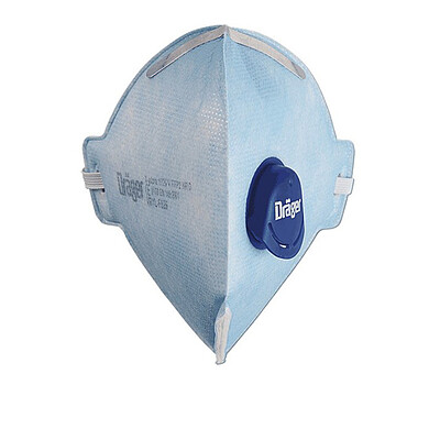 ماسک سوپاپ دار Drager مدل X-plore 1720 V Odour بسته 10 عددی