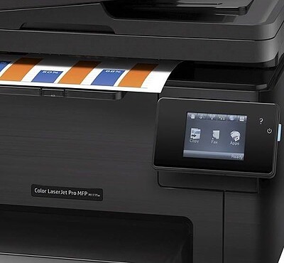 پرینتر چندکاره لیزری رنگی اچ پی مدل LaserJet Pro MFP M177fw