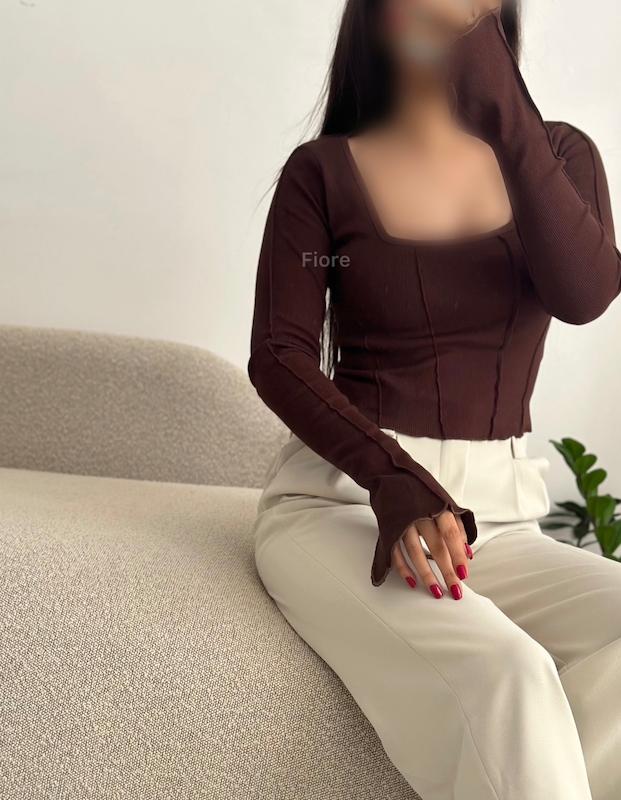 کراپ آستین کلوش