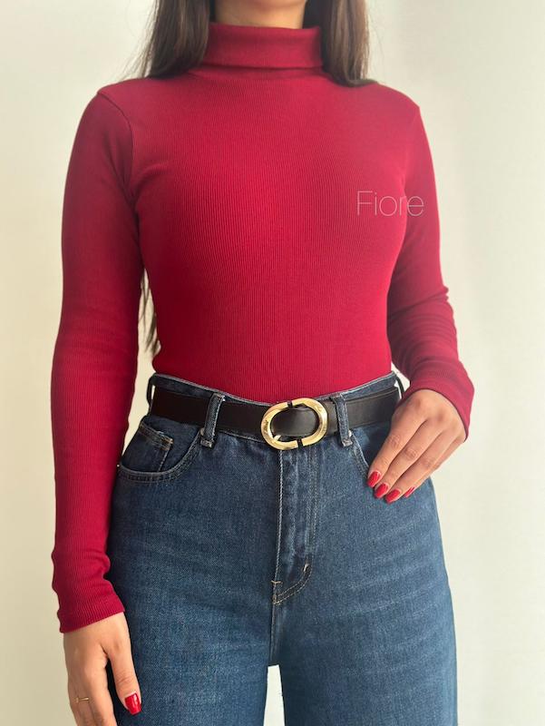 بلوز یقه اسکی فیوره