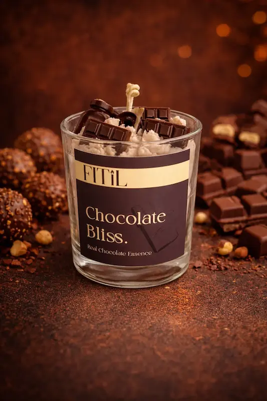 شمع معطر چاکلت بیلیس با رایحه شکلات