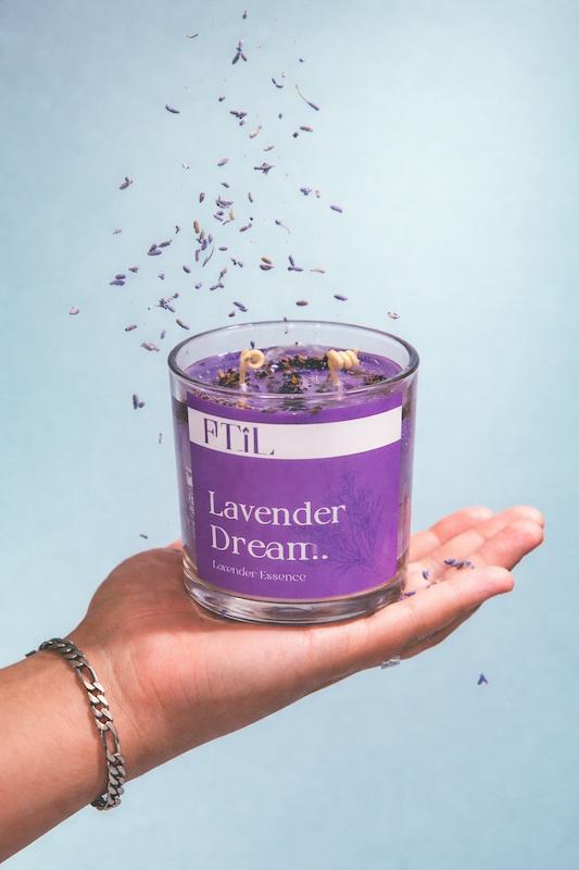شمع معطر لوندر دریم با رایحه لوندر