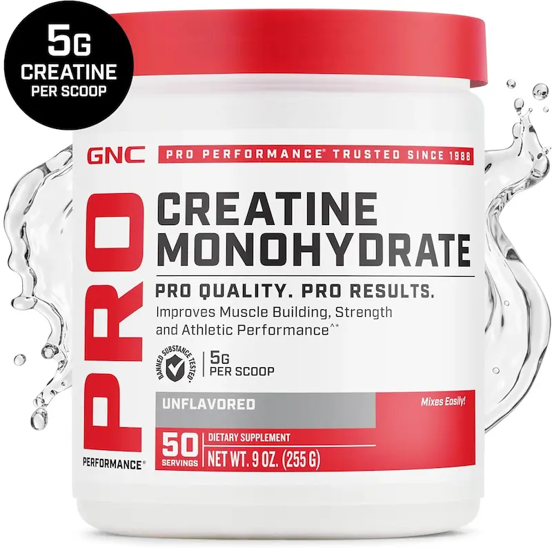 مکمل کراتین مونوهیدرات جی ان سی  GNC Performance Pro Performance  