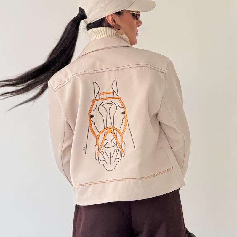 کت کوتاه کرمی روزت  ROZET