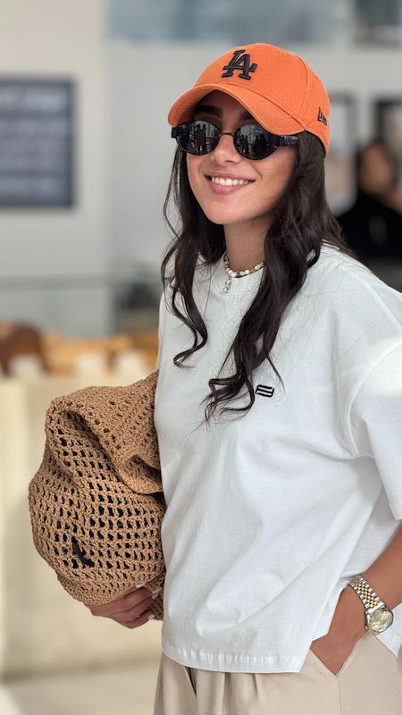 تی شرت سفید ال ای LA