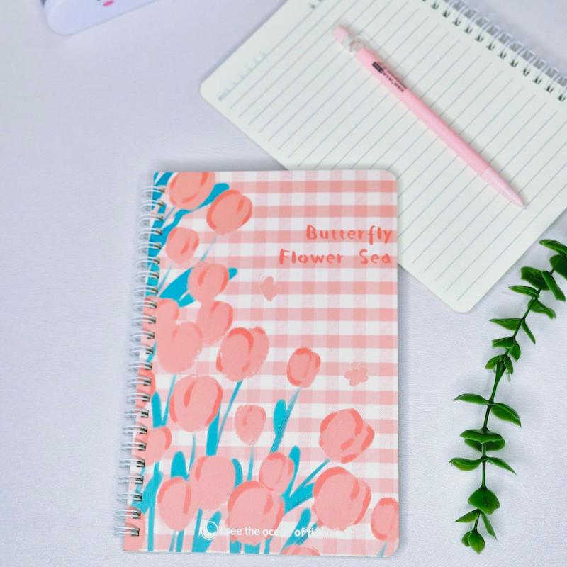 دفتر وارداتی ۶۰ برگ طرح گل