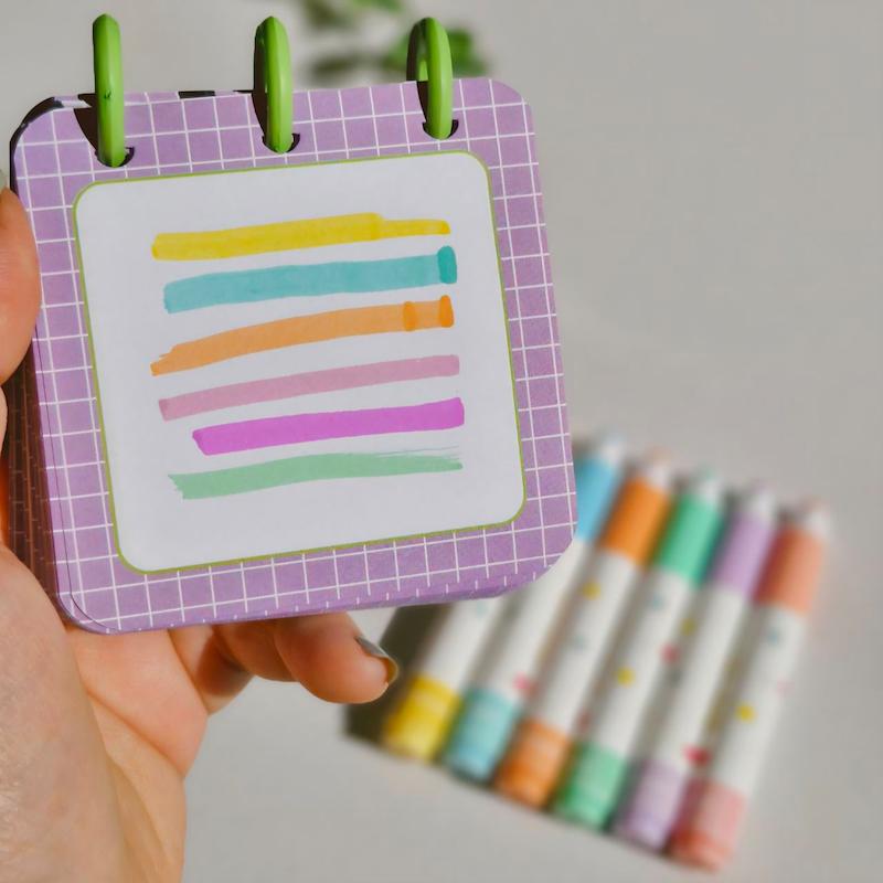 هایلایتر پاستیلی طرح مداد