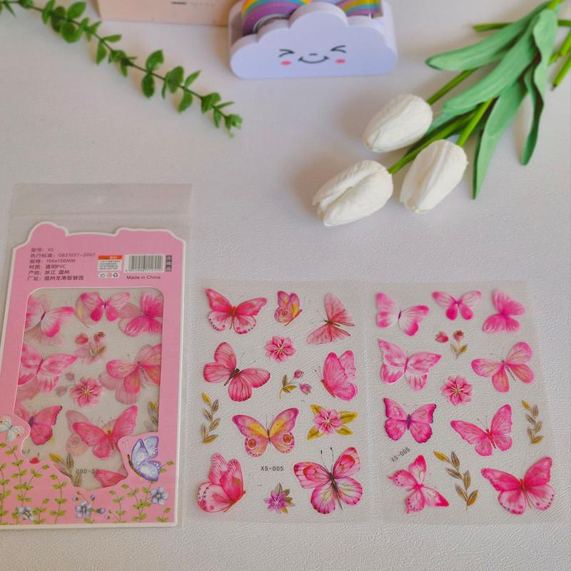 استیکردو ورقه ای پروانه