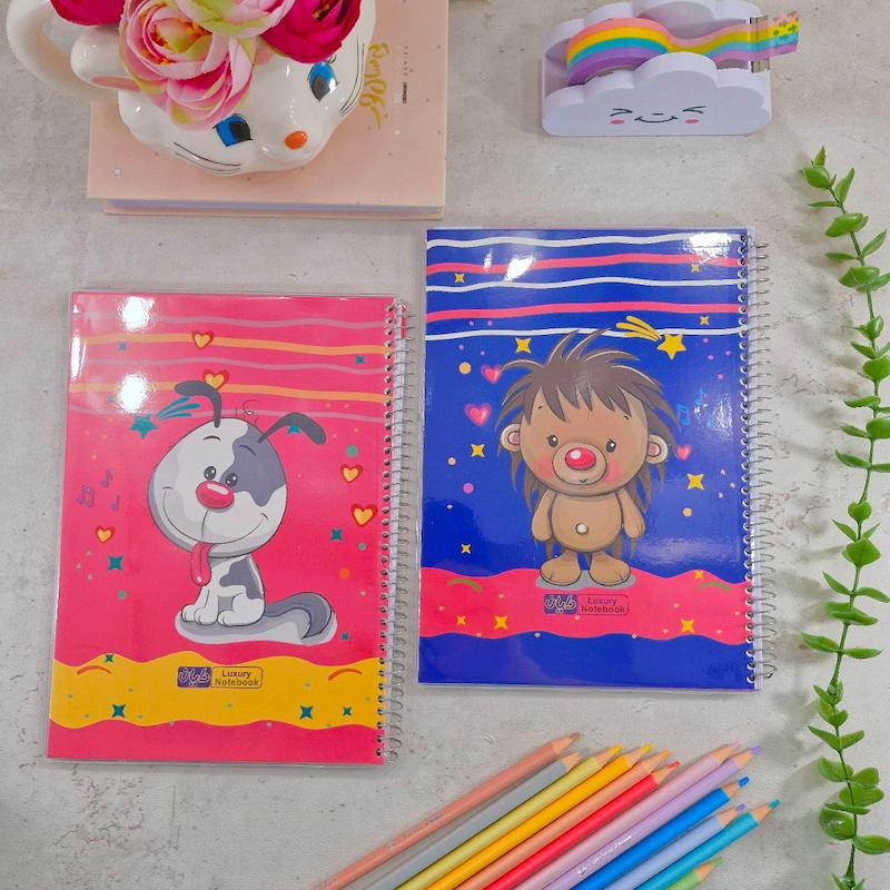 دفتر حاشیه دار مجلد حیوانات