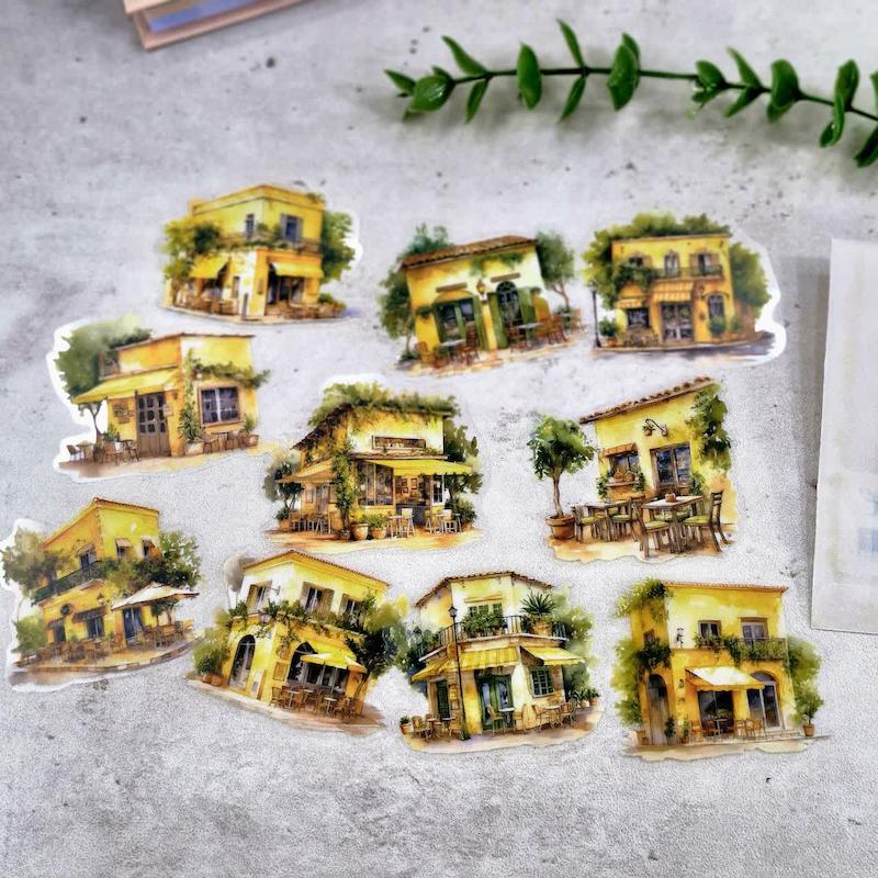 پک استیکر طرح کافه