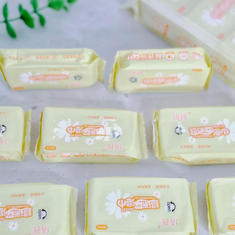 دستمال مرطوب جیبی بابونه