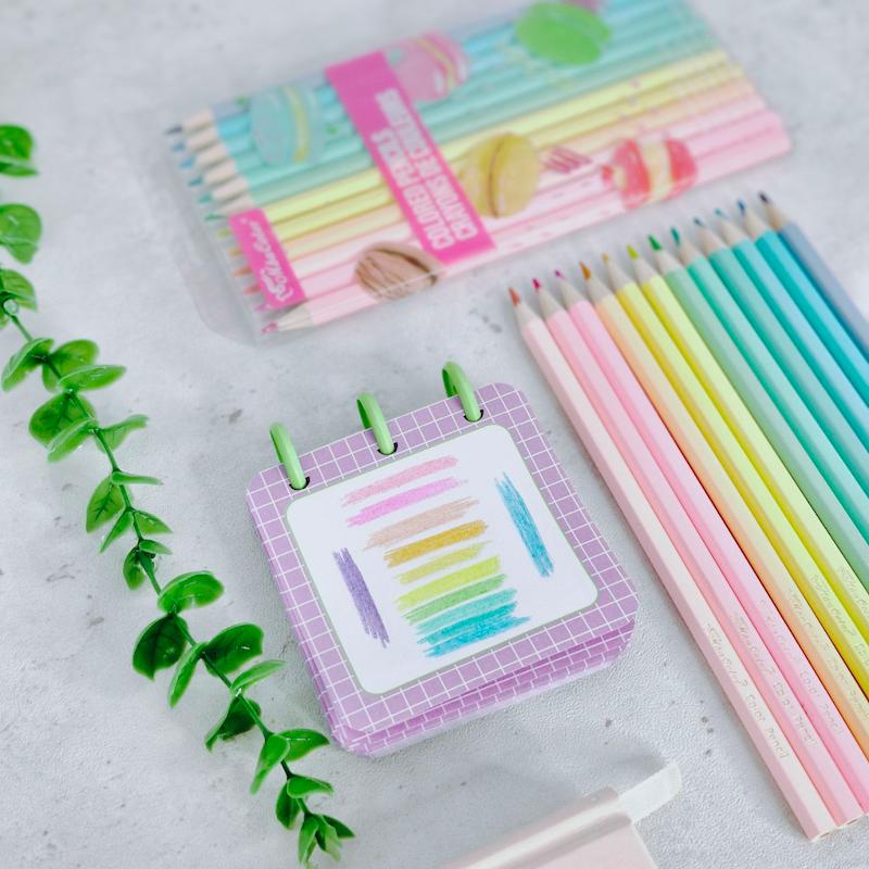 مداد رنگی پاستیلی ۱۲ رنگ