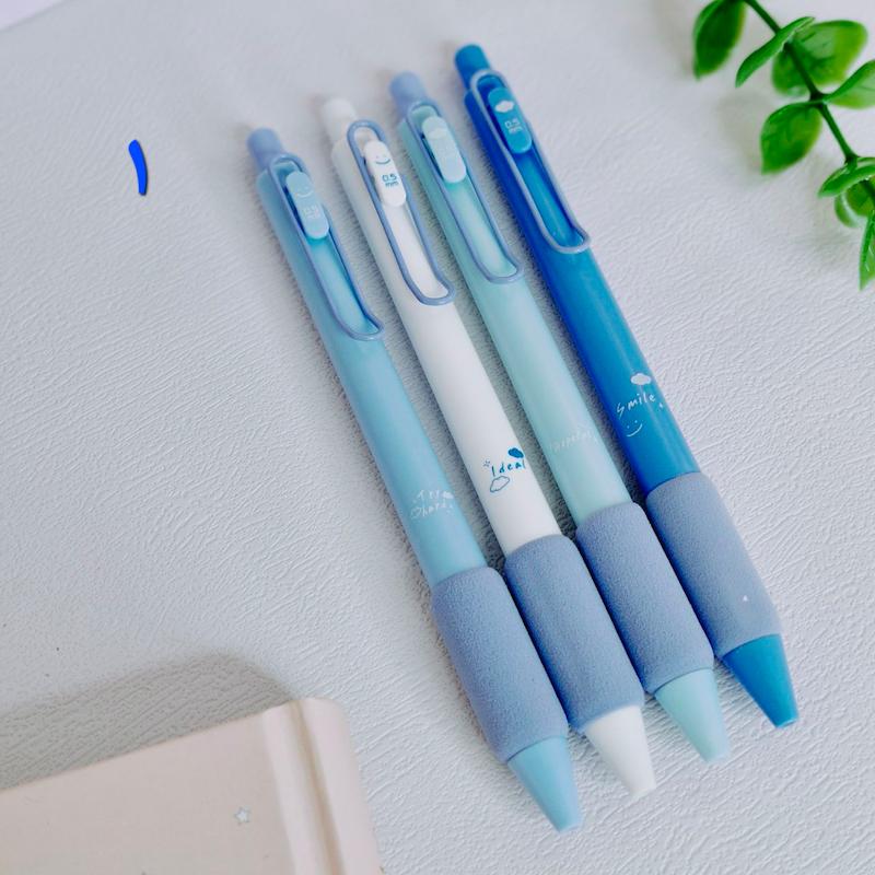 خودکار گریپ دار آبی