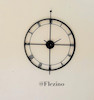 Modern metal wall clock