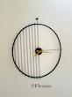 ساعت دیواری فلزی مینیمال مدل هندسی مدرن(Modern metal wall clock)