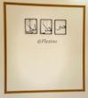 تابلو دکوراتیو مینیمال طرح «صبر، شکر، توکل»